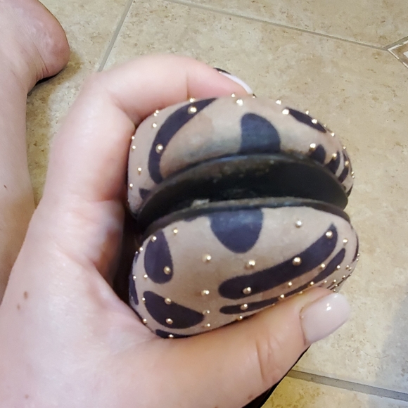 Women's leopard studded loafer shoes - Gianni Bini - Picture 4 of 5